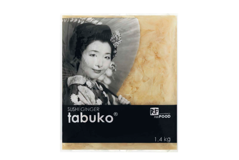 Имбирь маринованный белый Tabuko, 1,5 кг